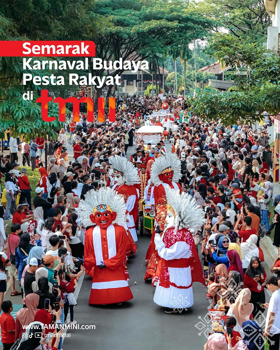 Puluhan Ribu Pengunjung Ramaikan Pesta Rakyat TMII